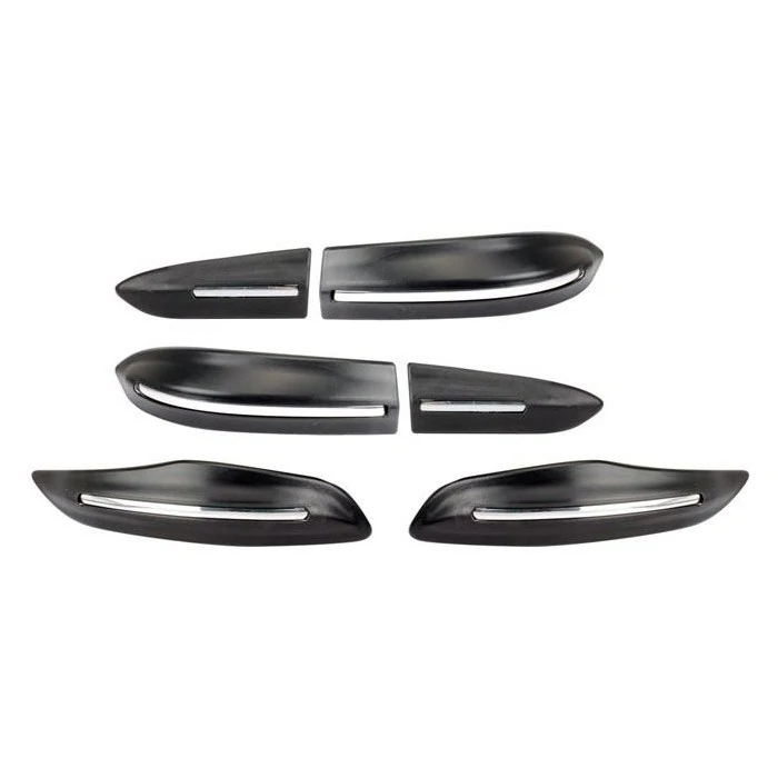 Protetor do Para-choque HONDA HRV Preto Cromado 6 Peças - SANFIL 2770