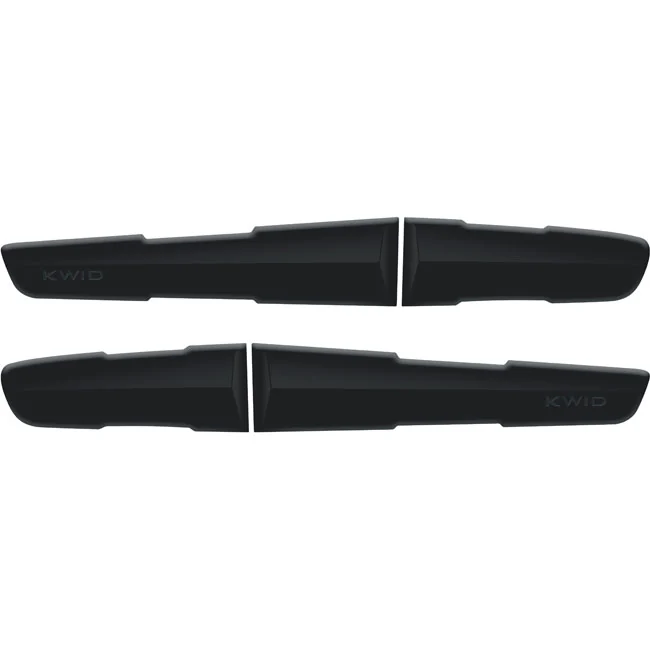 Jogo de Friso Lateral RENAULT KWID Slim Preto com Nome 4 Peças - SANFIL 9536