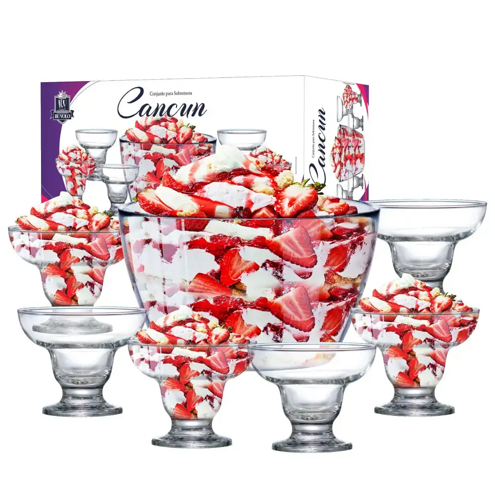 Conjunto Para Sobremesa Ruvolo Cancun 1280707 12 Peças