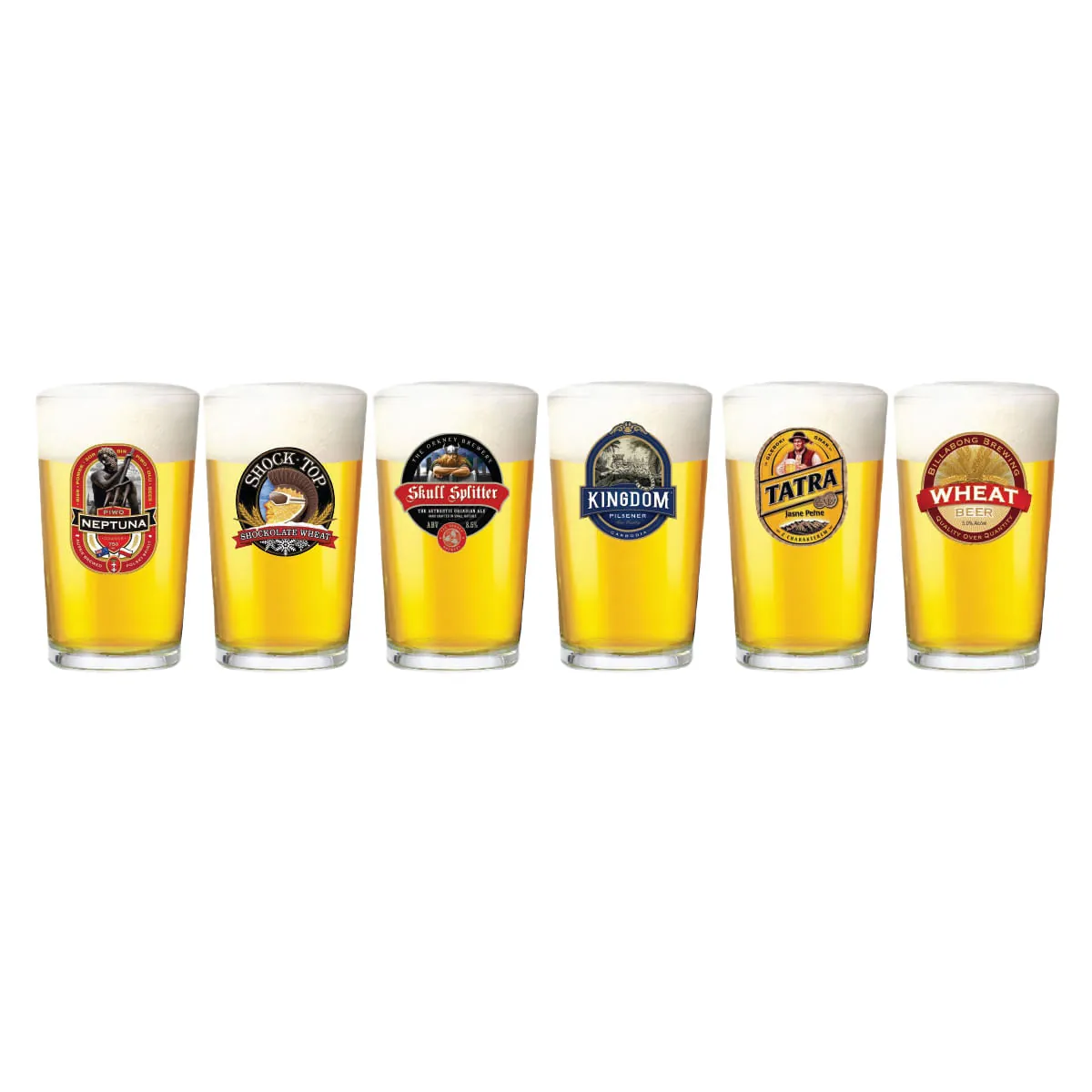 Jogo de Copos em Vidro 300ml Ruvolo 6680763 - 6 Peças