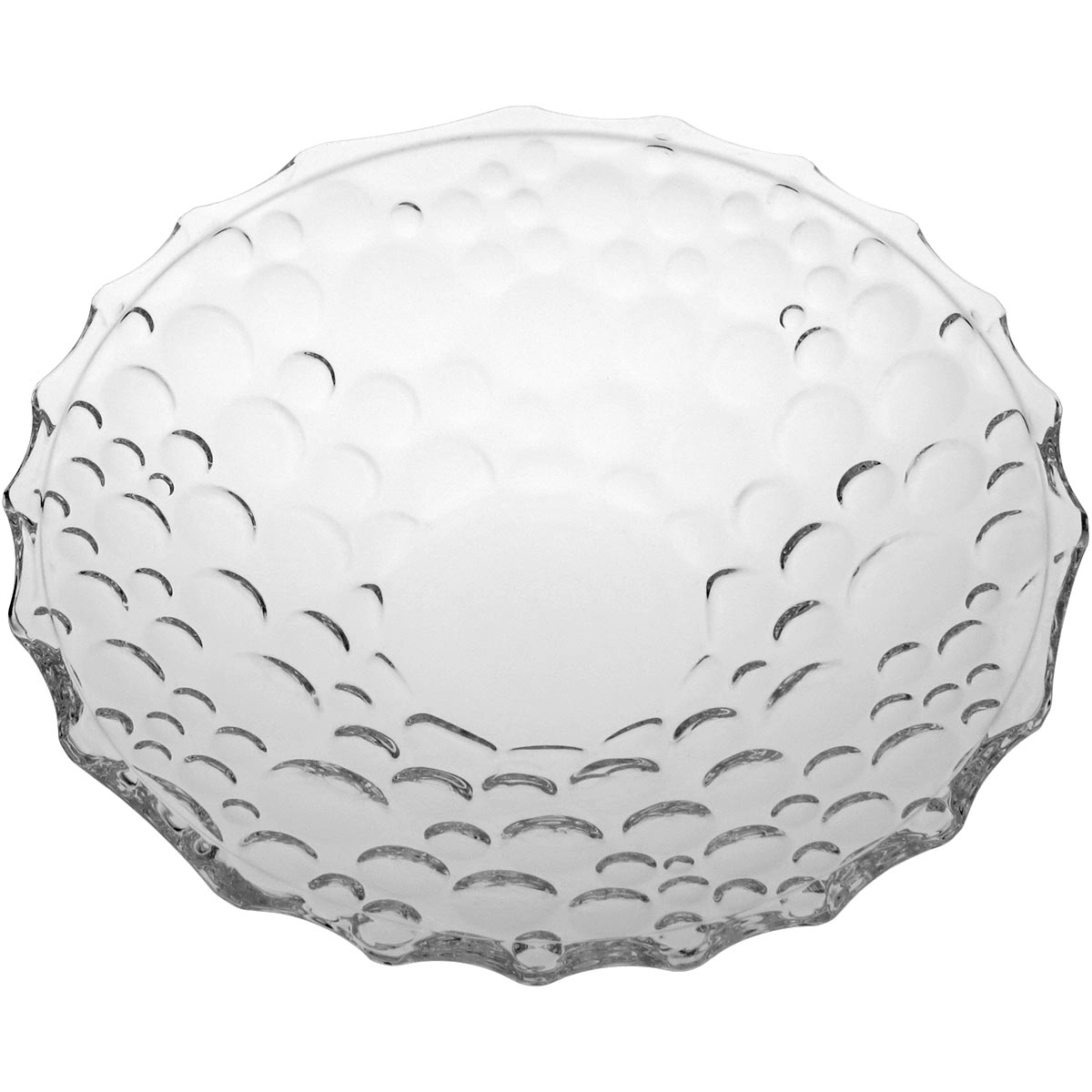 Centro Mesa Ducale 7x37x37cm Cristal Eco Transp 17908 Gs