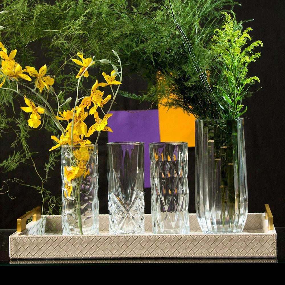 Vaso Vidro Transp 20x7x7cm 18371 Gs