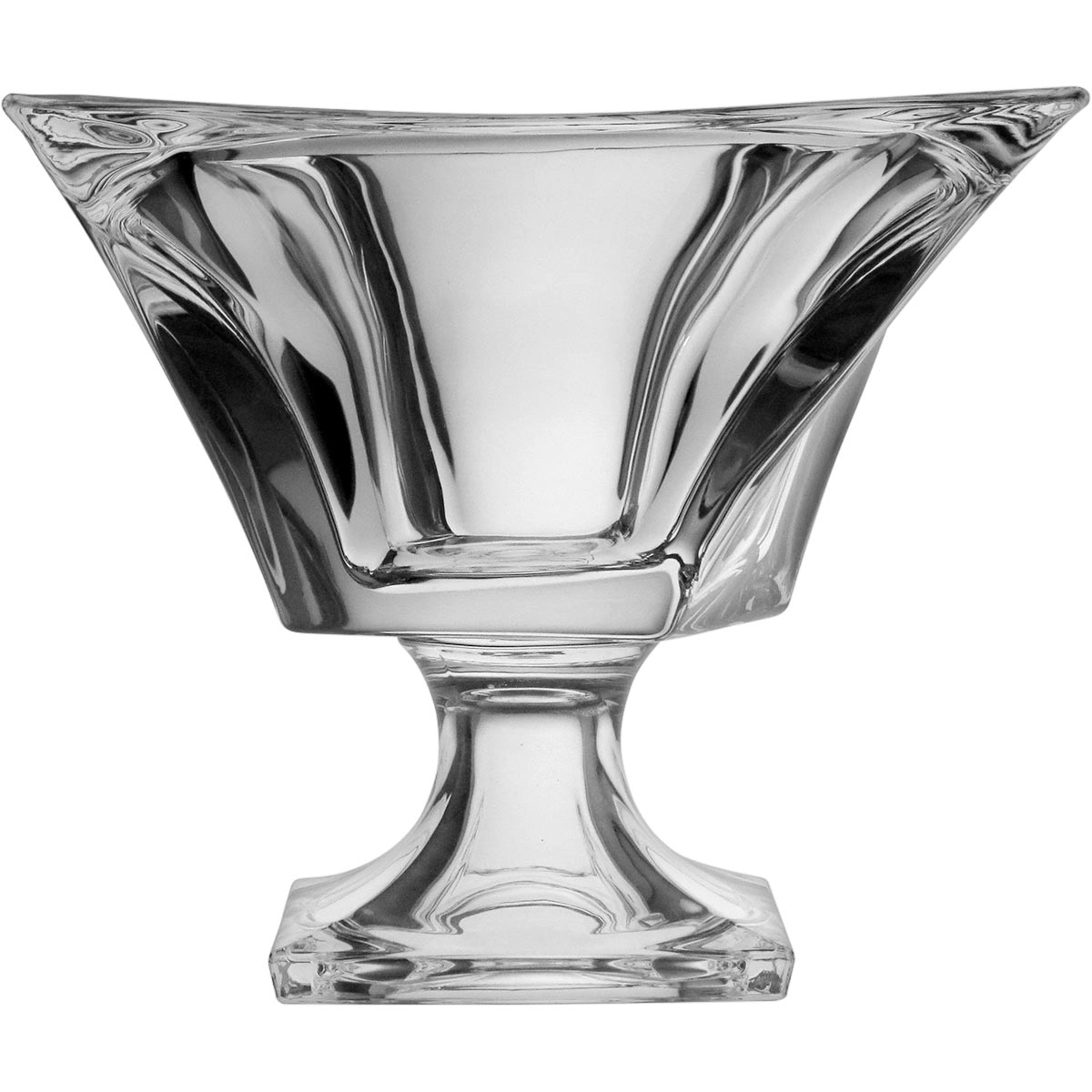 Centro Mesa Cristal Quadron Eco Transp 21x23x23cm 18439 Gs