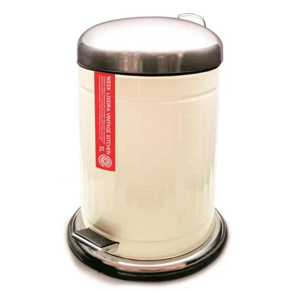 Lixeira Week Yoi 5l Vintage Amarela