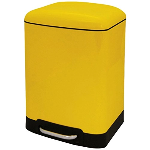 Lixeira Week Yoi 6l Modern Amarela C/pedal