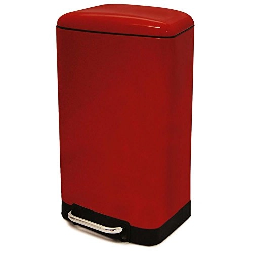 Lixeira Week Yoi 30l Modern Vermelha C/pedal