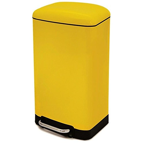 Lixeira Week Yoi 30l Modern Amarela C/pedal