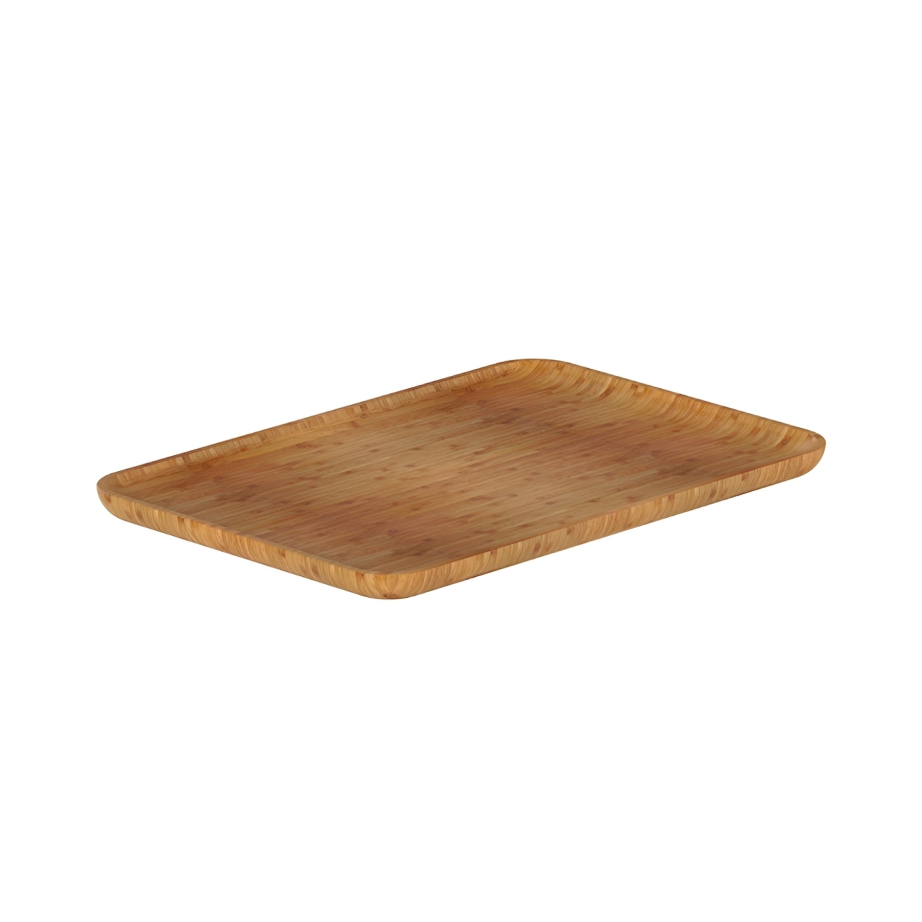 Bandeja de Madeira Bambu 1,9x24x35cm Aura OU