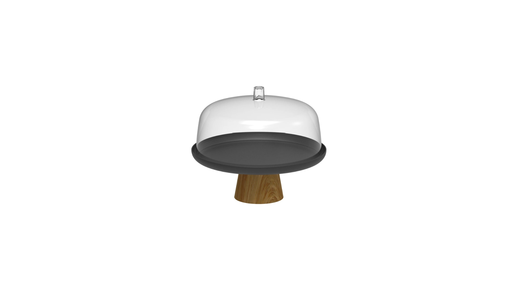 Boleira Cupula Pe Lume Preta 25cm Bfb300ptf Martiplast