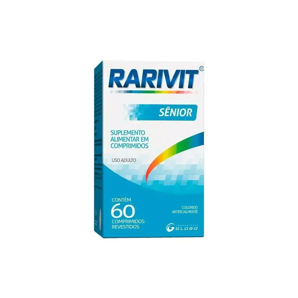 Rarivit Senior Suplemento Vitaminico 60 Comp  - Globo