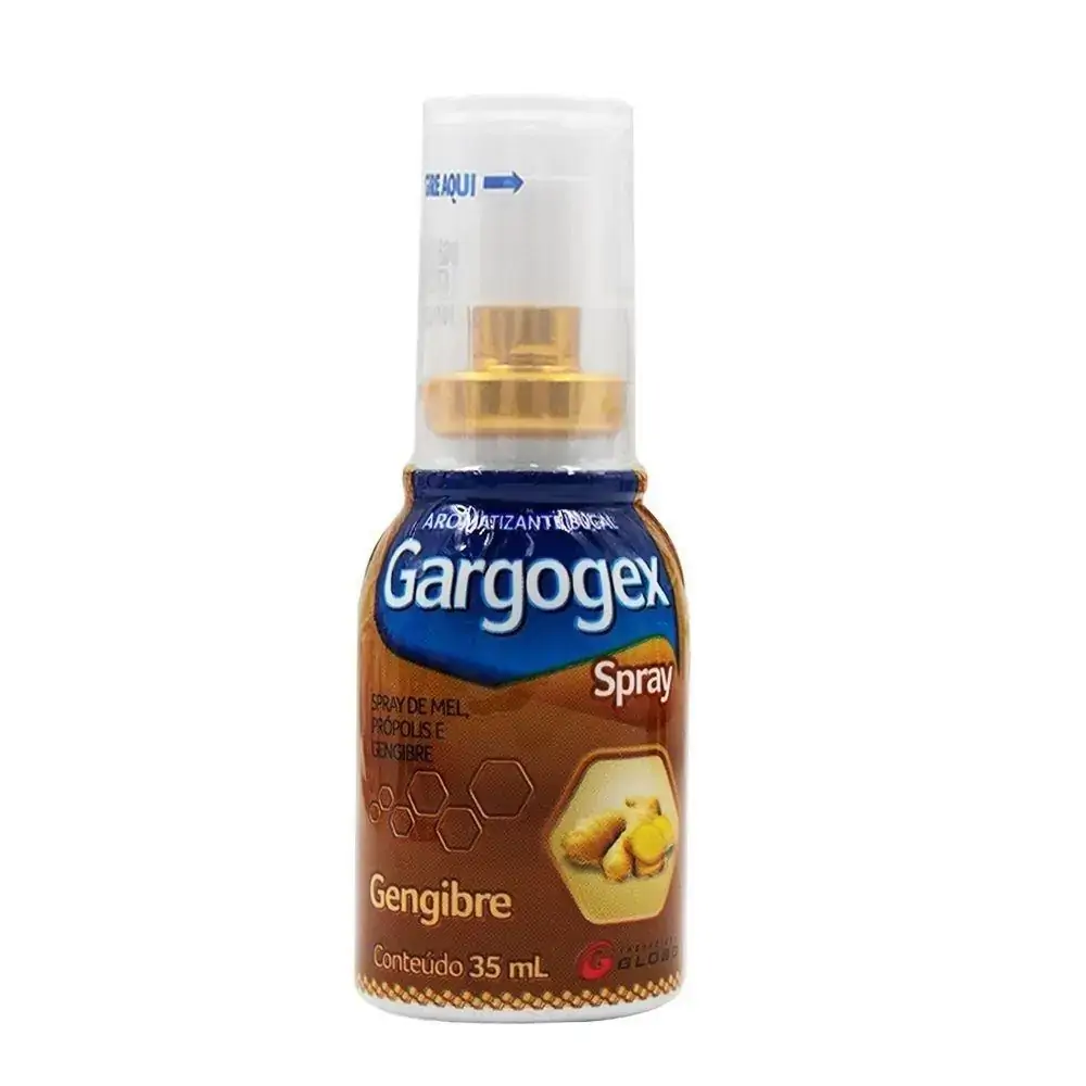 Gargogex Spray 12 Frascos 35 Mlsabor Gengibre 35 Ml