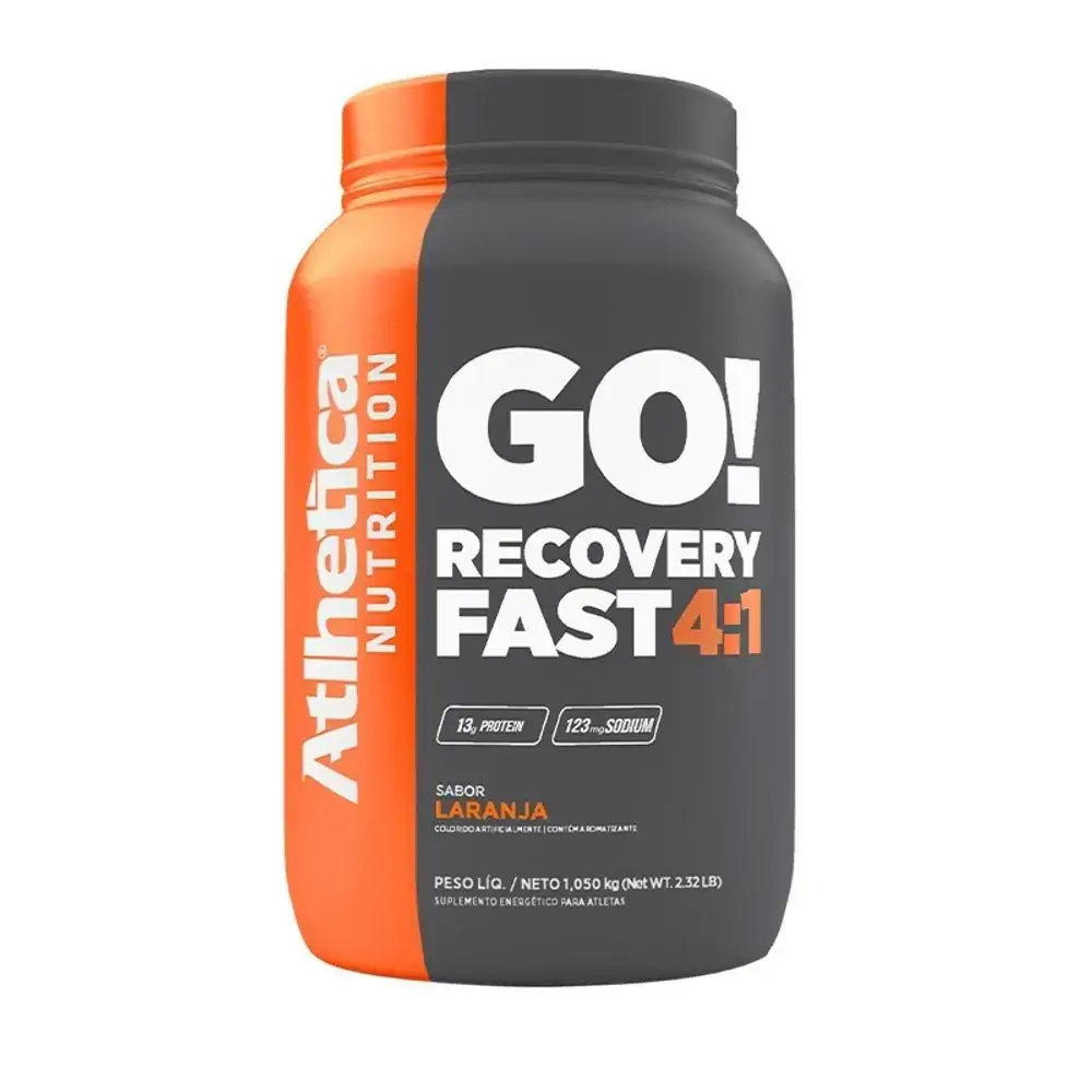 Recovery Fast 4:1 1,05kg - Atlhetica Sabor:Laranja