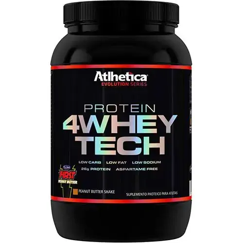 4 Whey Tech Protein Cookies Evolution Series 907g Atlhetica