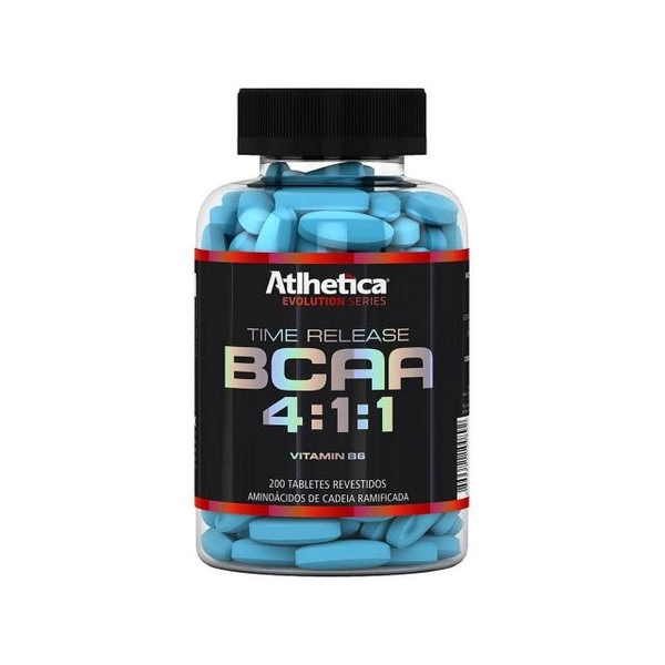Esportivo Atlhetica Evolution Bcaa 4:1:1 Time Release Pote 200 Tabletes