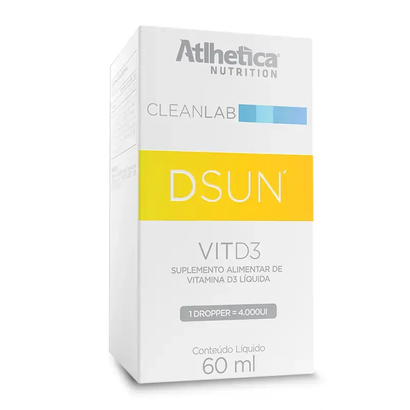 Cleanlab Dsun Vit D3 60ml - Atlhetica