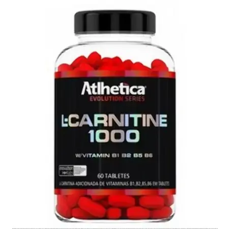 Esportivo Atlhetica Evolution L Carnitine 1000 Pote 60 Tabletes
