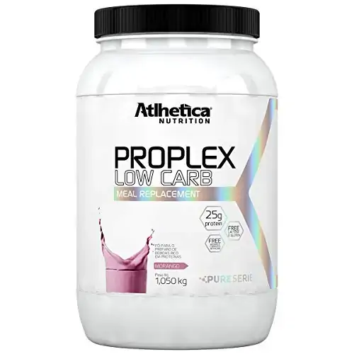 Proplex Low Carb Atlhetica Morango 1,5kg .