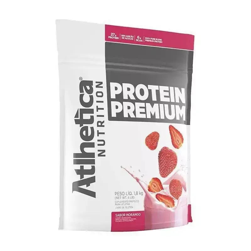 Protein Premium 1,8kg - Atlhetica Sabor:Morango