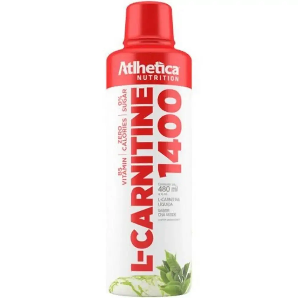 L-Carnitine 1400 480ml - Atlhetica Sabor:Chá Verde
