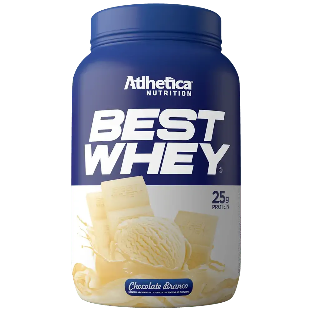 Best Whey 900gr - Atlhetica Sabor:Chocolate Branco