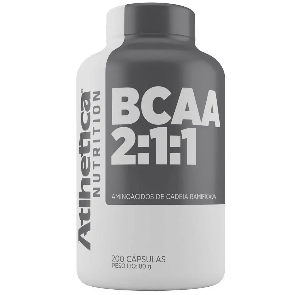 BCAA 2:1:1 200 cáps - Atlhetica