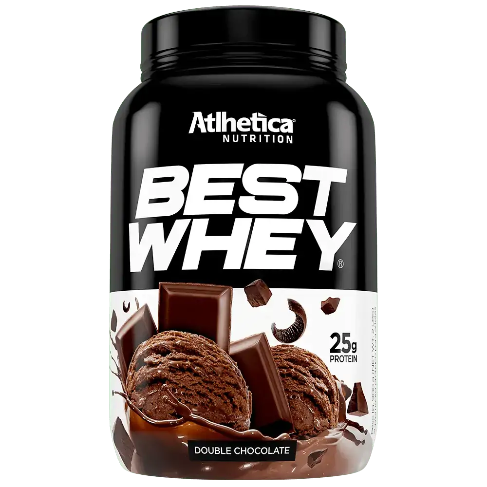 Whey Protein Best Whey 900g Atlhetica Nutrition - Double Chocolate