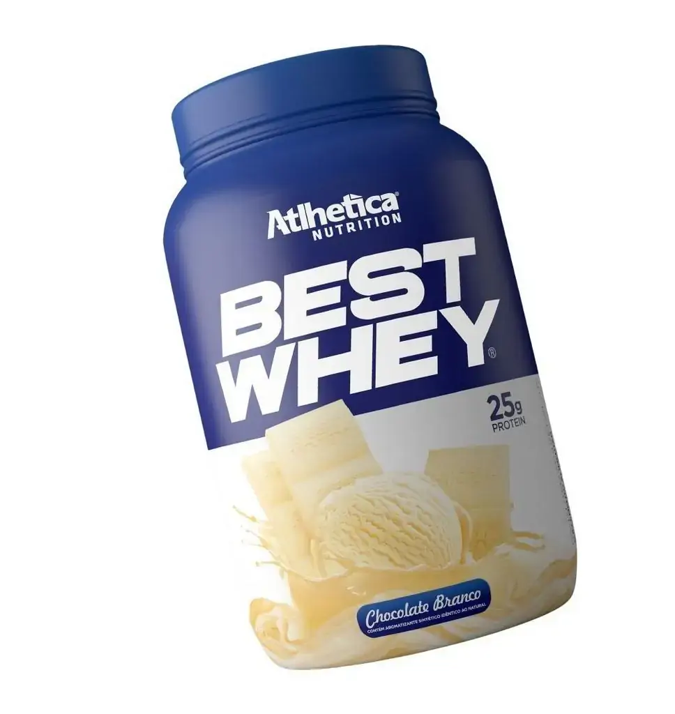 Whey Protein Best Whey 900g Atlhetica Nutrition - Baunilha