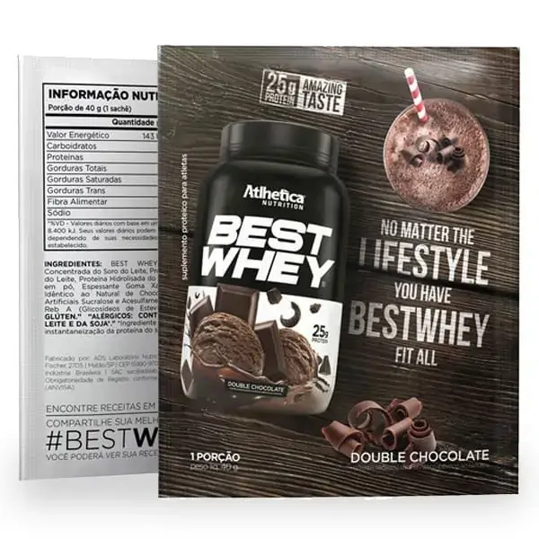 Best Whey 1 Porção Chocolate 40g .