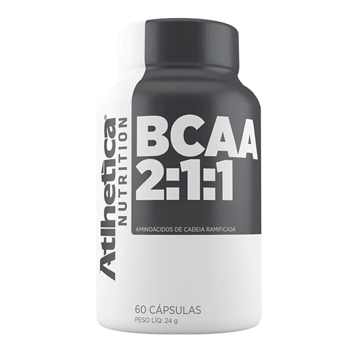 Bcaa 2:1:1 60 Cápsulas - Atlhetica Nutrition - SEM SABOR - 60 CÃPSULAS