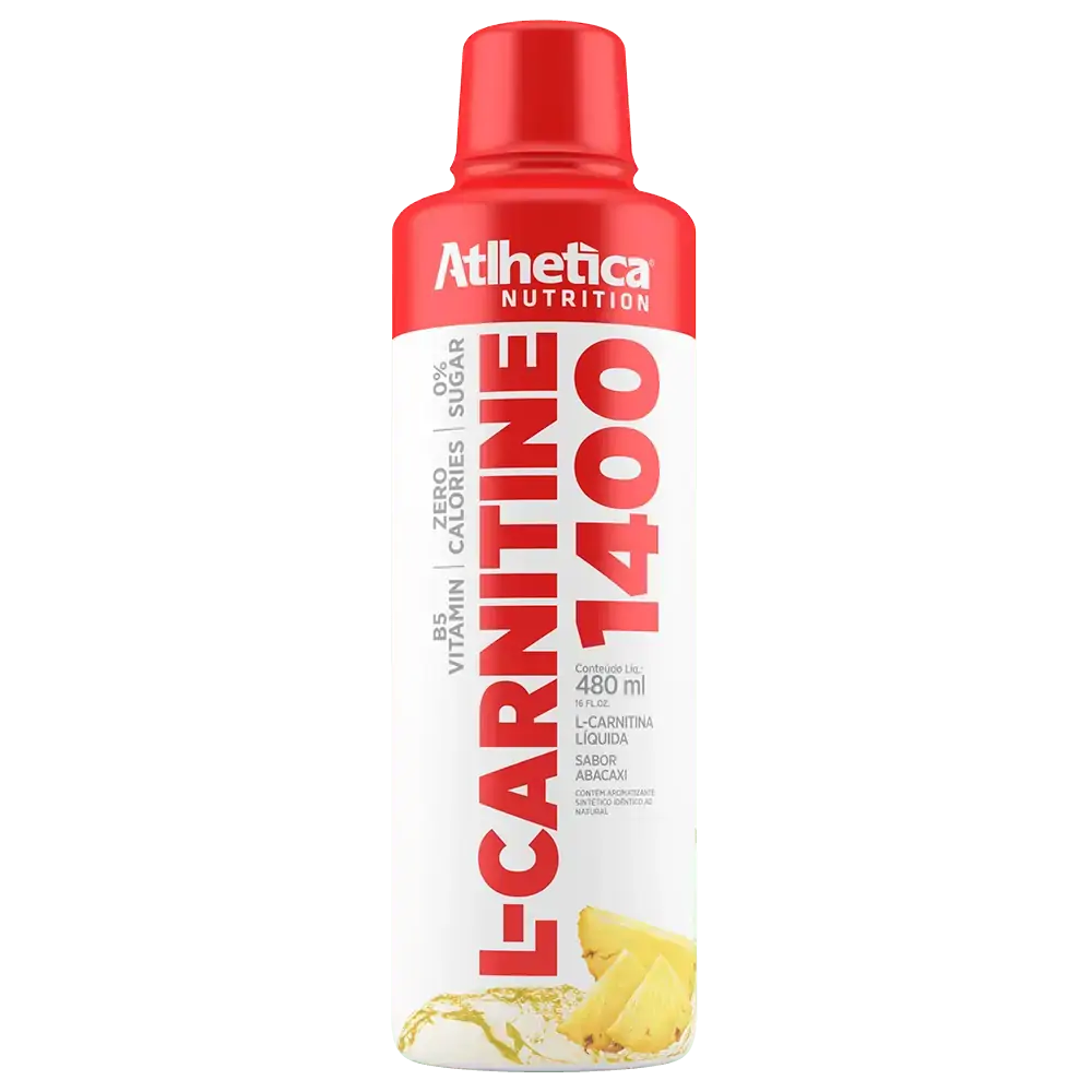 L-Carnitine 1400 480ml - Atlhetica Sabor:Abacaxi