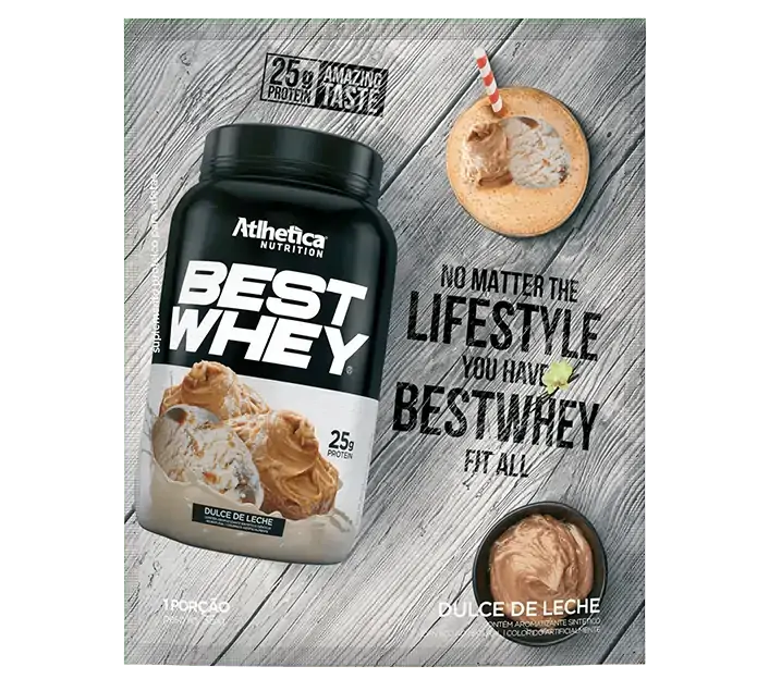 Best Whey Sabor Doce De Leite 35g Atlhetica
