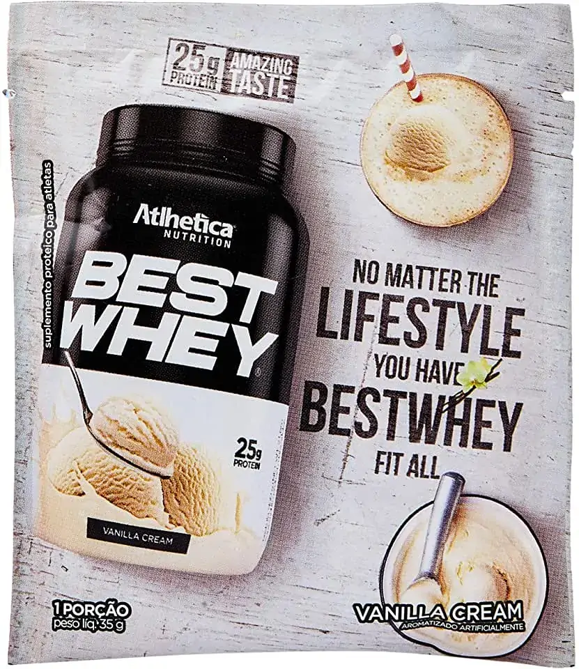 Best Whey 40g Vanilla Atlhetica Alimentos