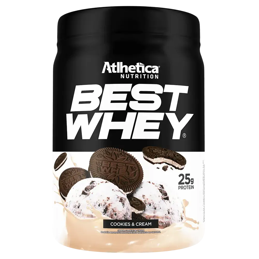 Best Whey Sabor Cookies &amp; Cream ATLHETICA NUTRITION 450G