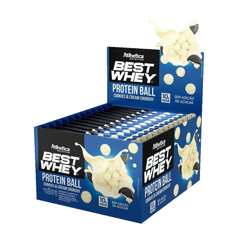 Best Whey Protein Ball Display C12 Cookies Cream