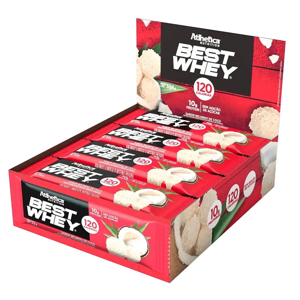 Bar Whey Beijinho Coco Best Atlhetica 32g