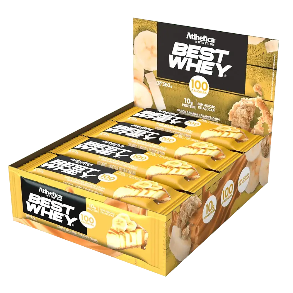 Best Whey Bar Ban Caramelizada Atlh