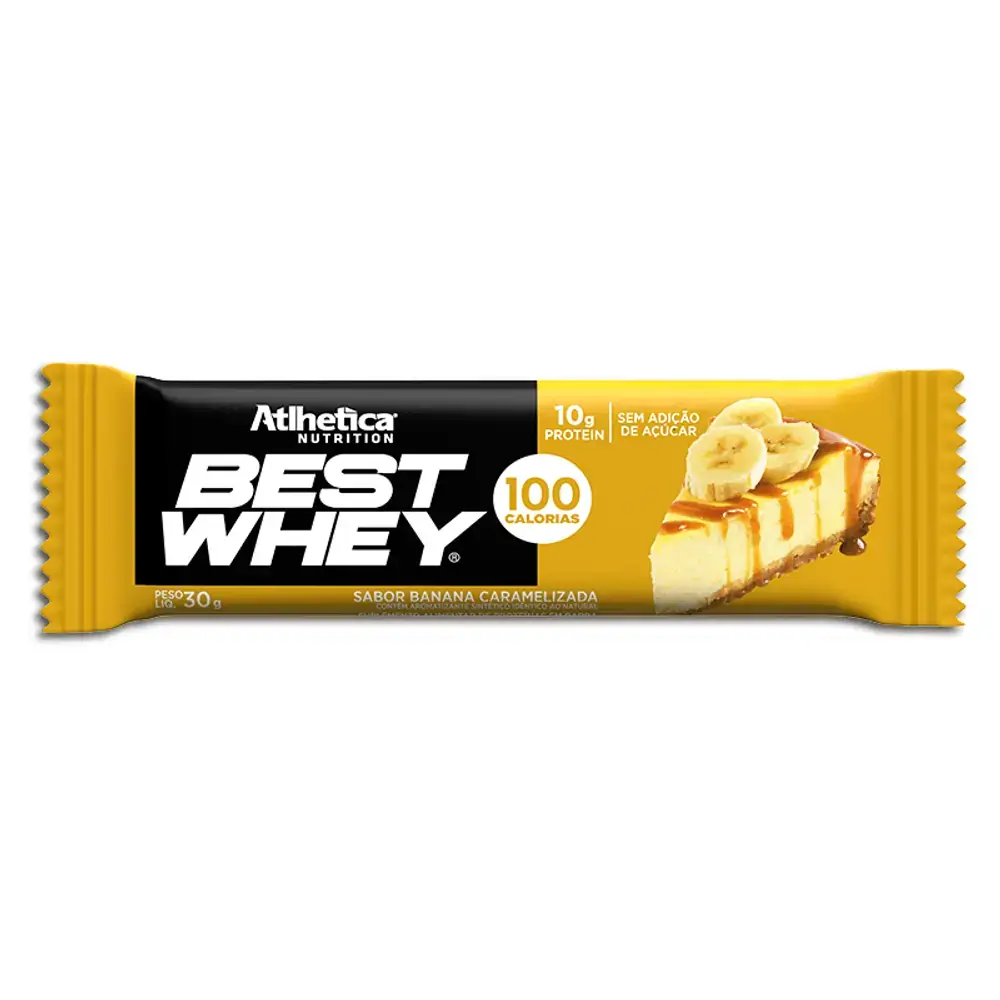 Best Whey Bar (32gr) - Atlhetica Sabor:Banana