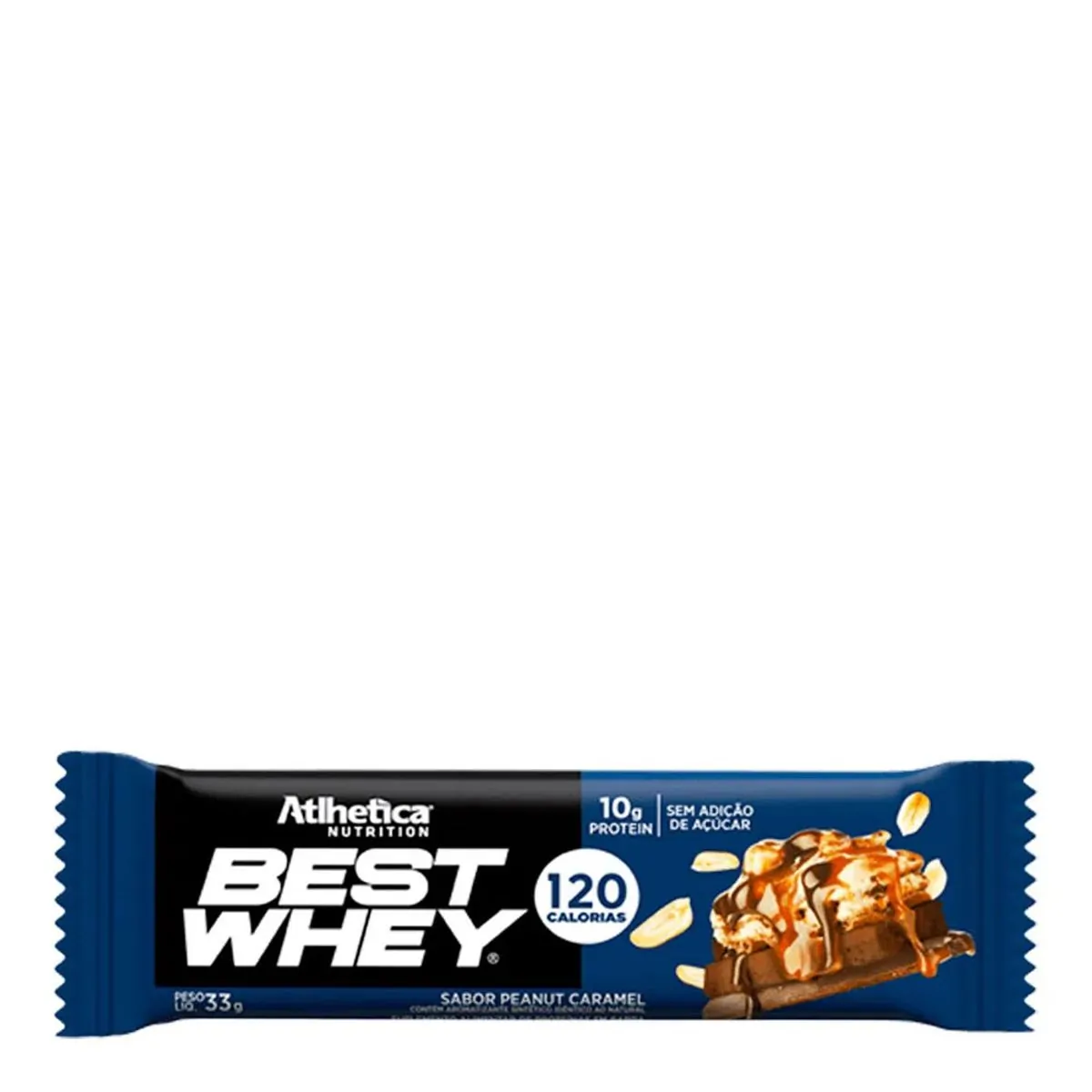 Barra de Proteína Best Whey Bar Peanut Caramel 33 g Athletica Nutrition