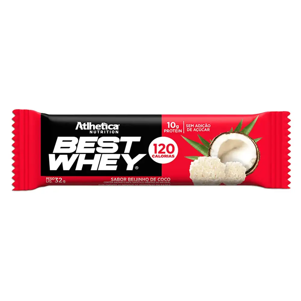 Best Whey Bar (32gr) - Atlhetica Sabor:Beijinho