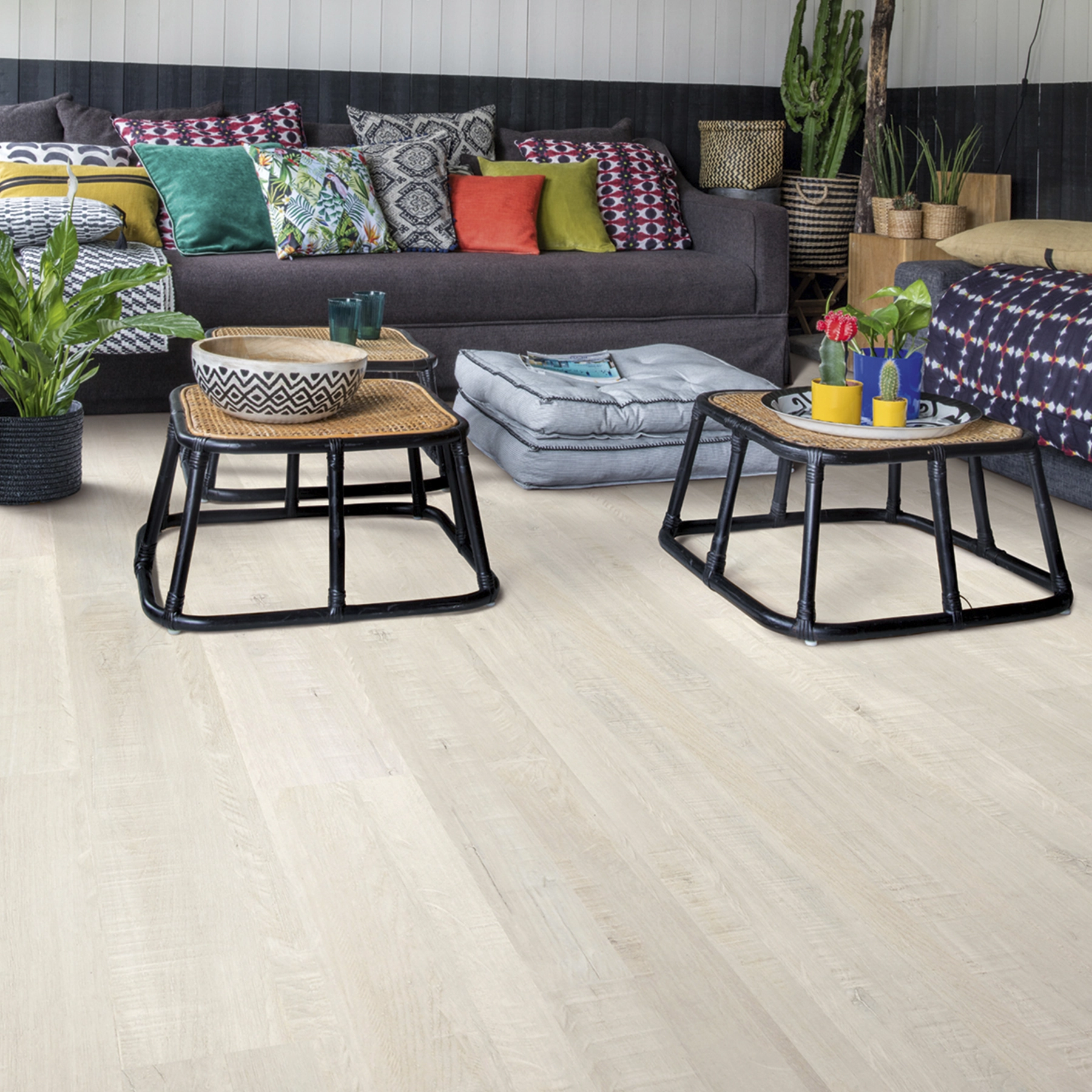Piso Laminado Click Vision Carvalho Andes 180x21,5cm m² Quick Step