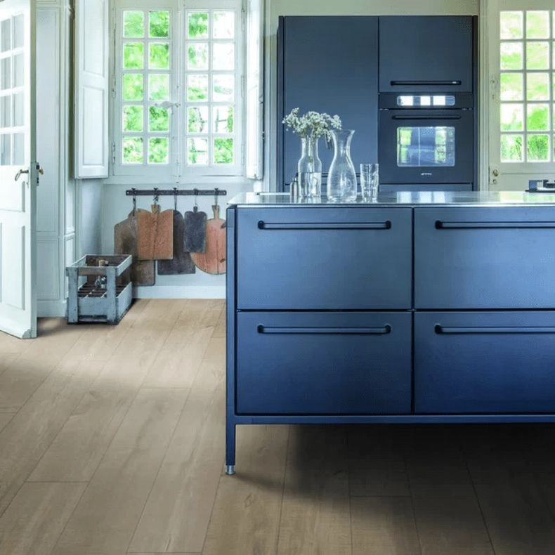 Piso Laminado Quick Step Eligna Wide Carvalho Claro Serrado Qsew3676 Cx 2,06m²