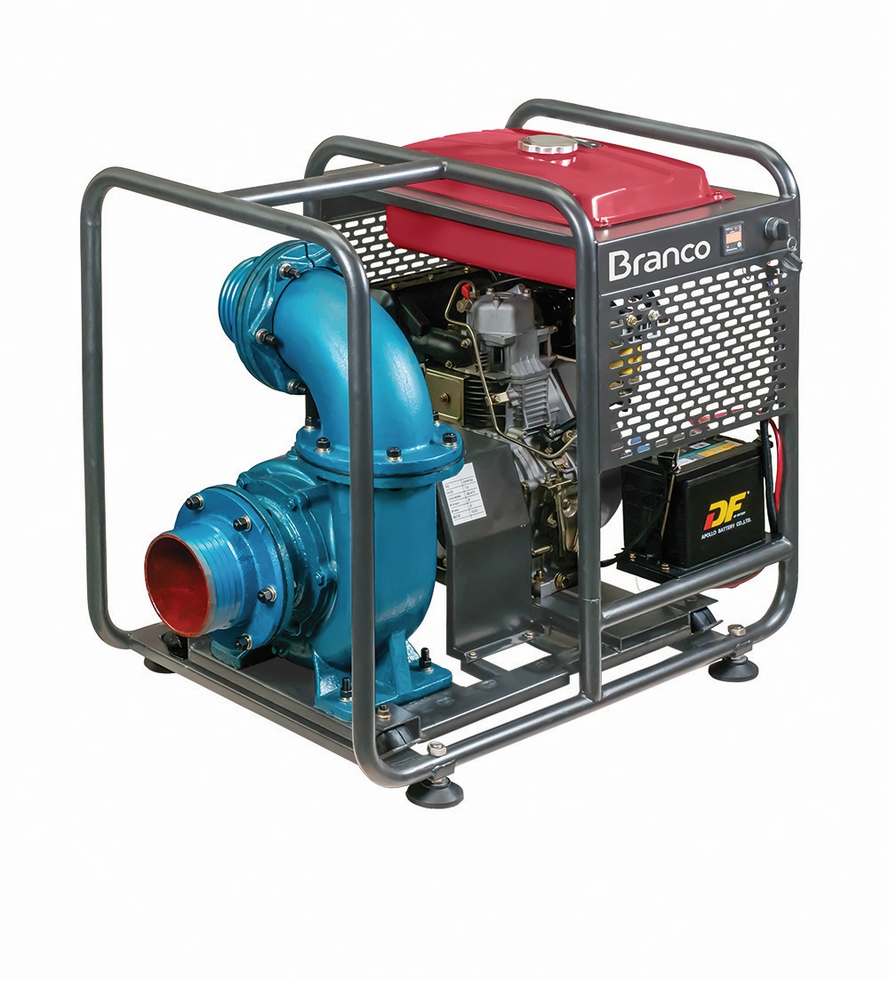Motobomba Centrífuga Diesel 6" BD-720E 13,0CV Branco