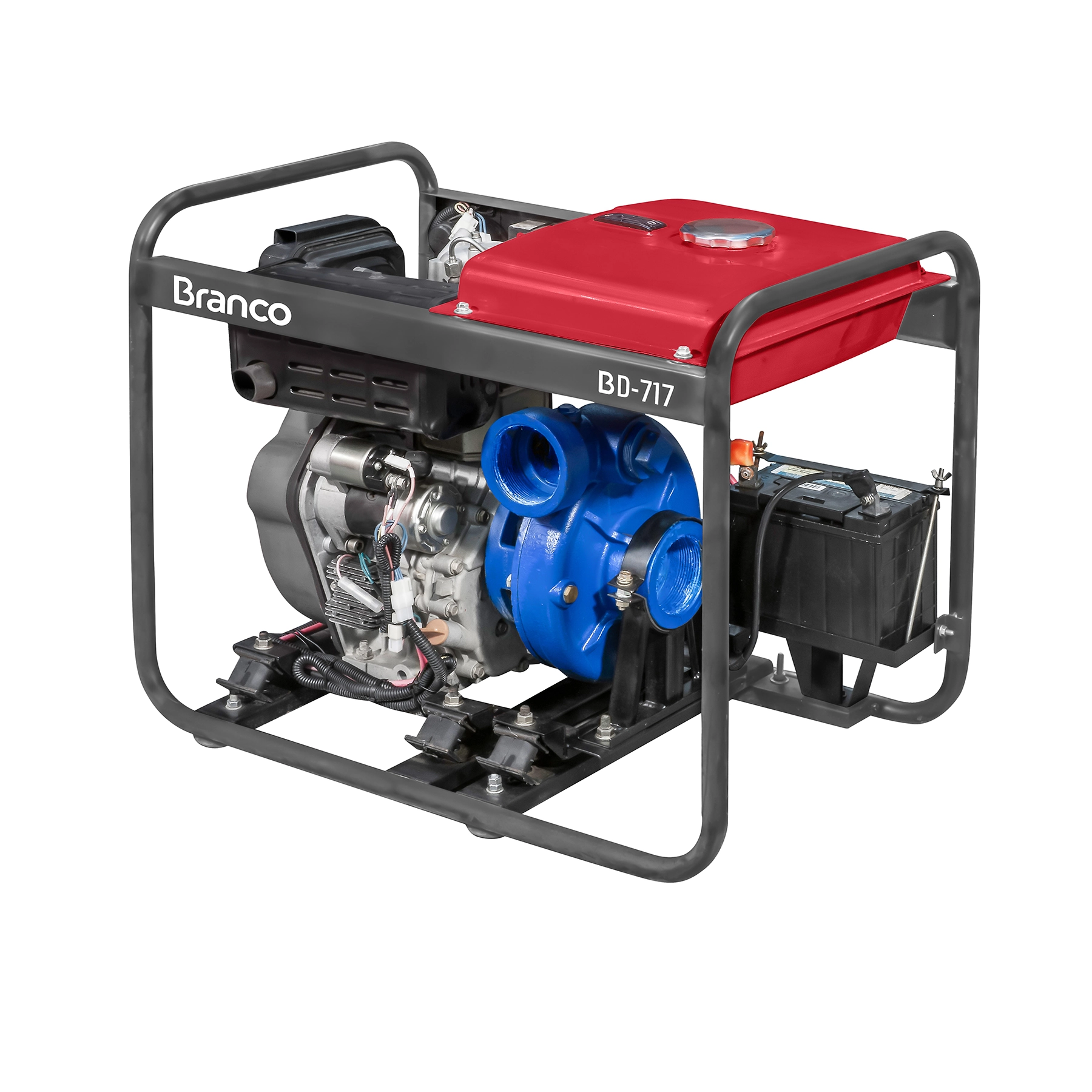 Motobomba Centrífuga Diesel 3" BD-717 13,0CV Branco