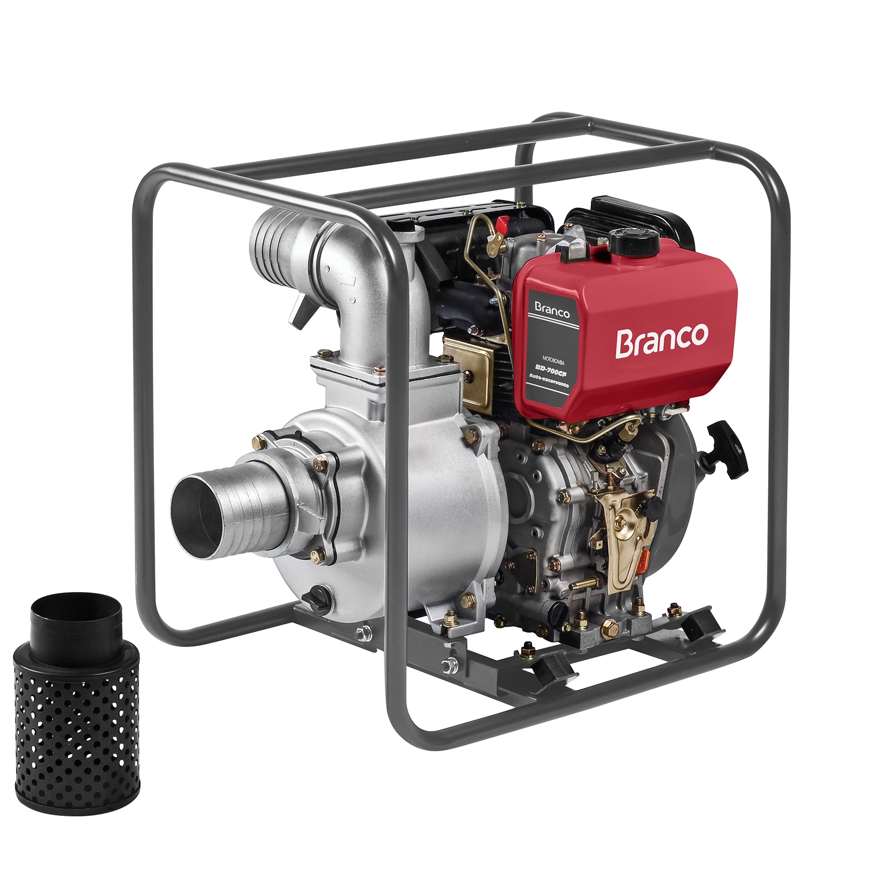 Motobomba Autoescorvante Gasolina 4" B4T-700L 8,5CV Branco