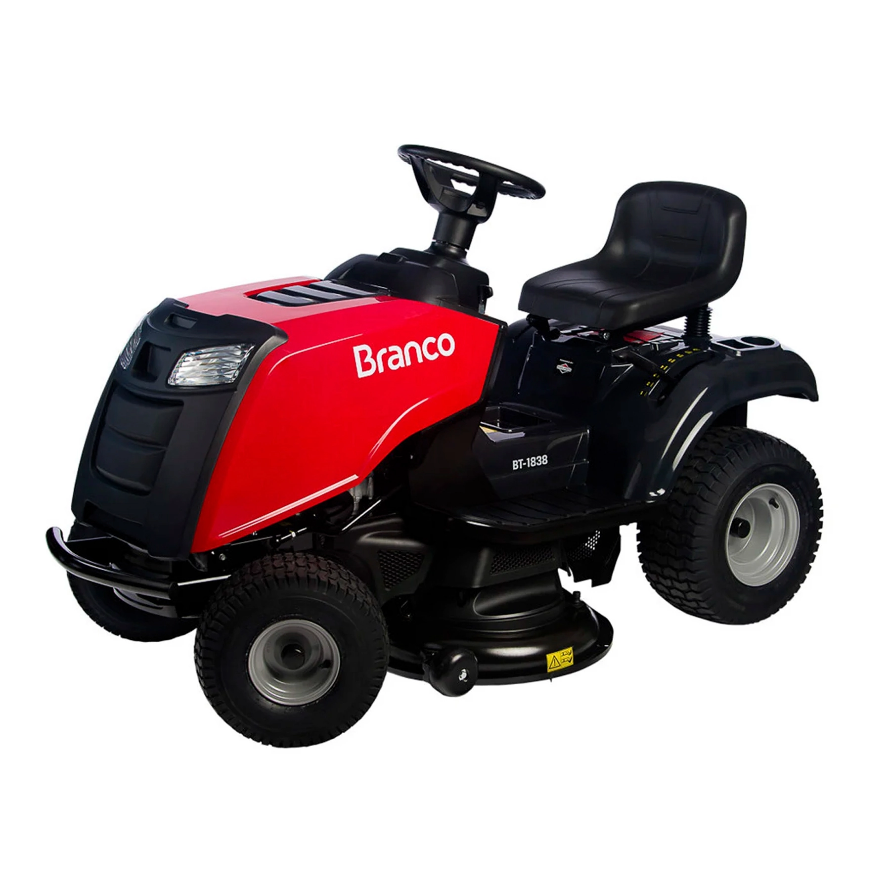 Trator Cortador de Grama a Gasolina Branco BT-1838 17,5Hp
