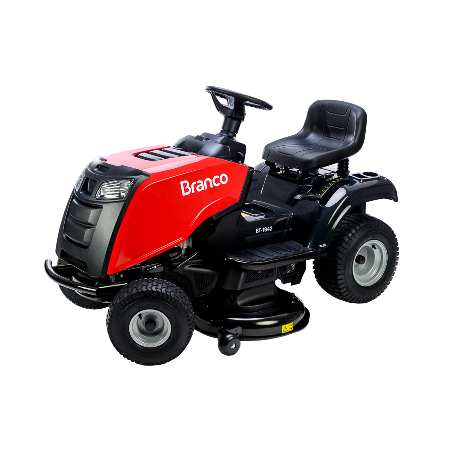 Trator Cortador de Grama a Gasolina Branco BT-1942 19Hp