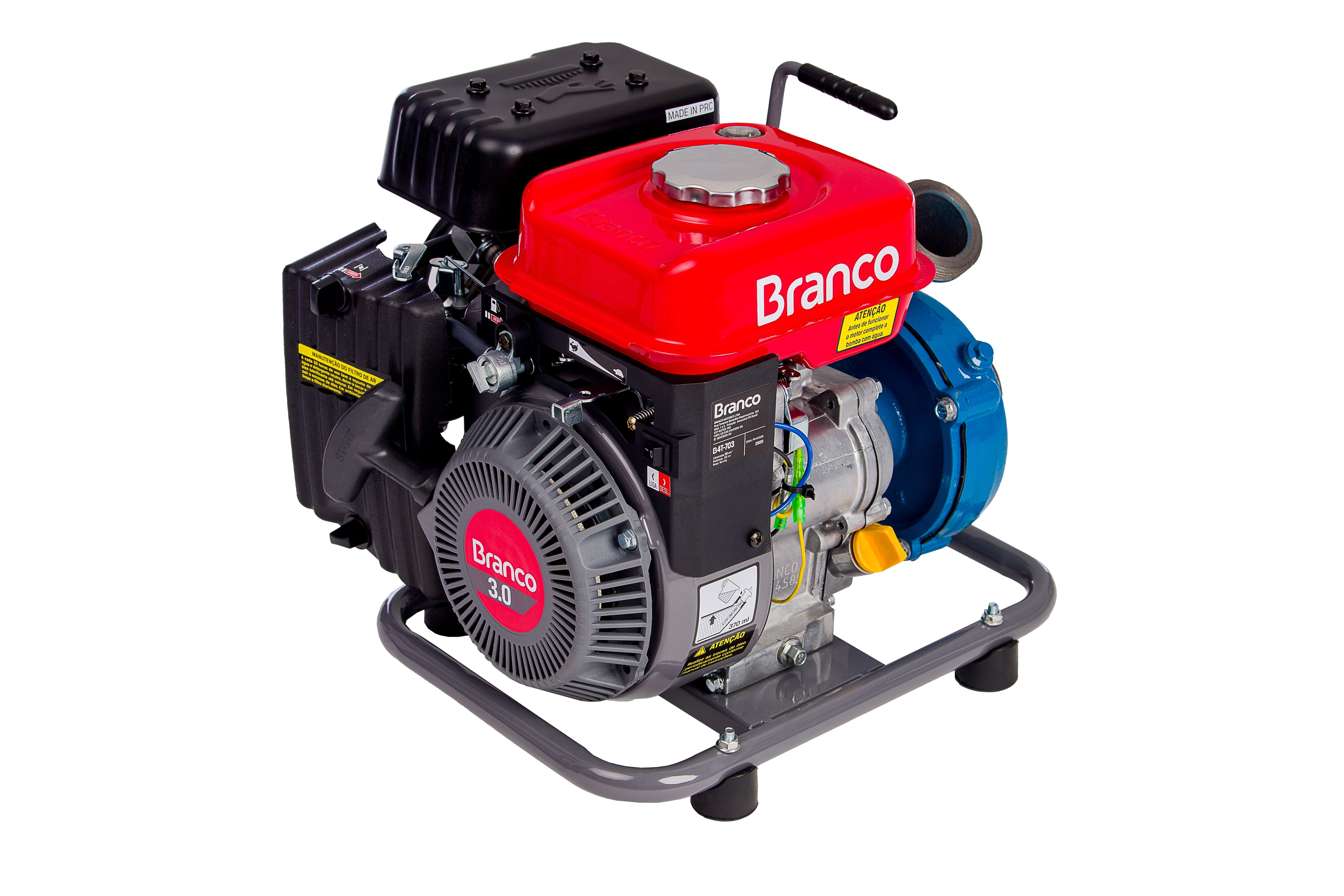 Motobomba Centrífuga a Gasolina de 2" B4T-704 Branco