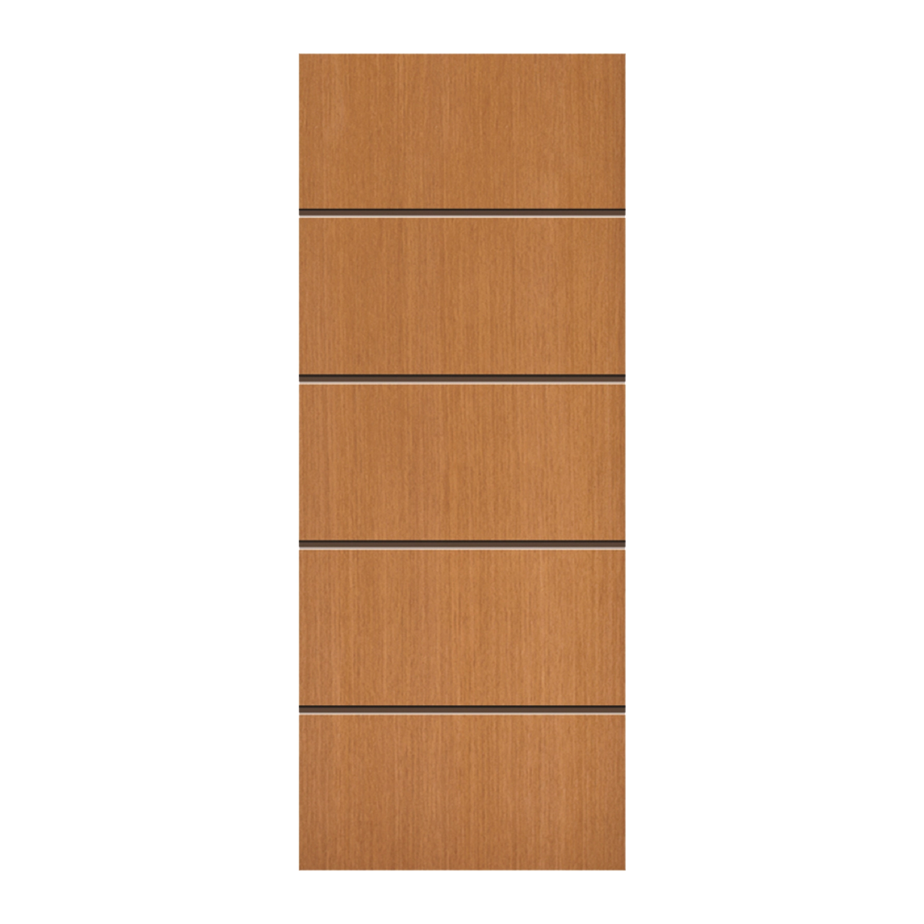 Folha de Porta Madeira de Giro Curupixá 210x62cm Colméia Decorada Abrilar