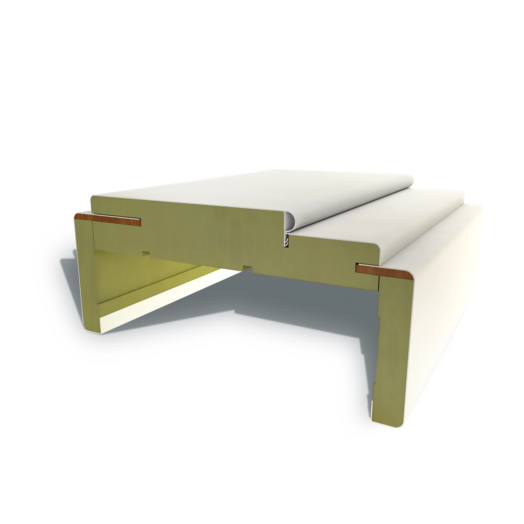 Kit Batente e Guarnição Regulável de 10 a 15cm para Porta de Giro Madeira MDF Branco 214x3cm Abrilar