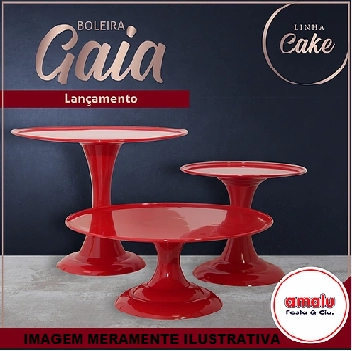 Boleira Gaia 22x13,5cm Cristal Amalu